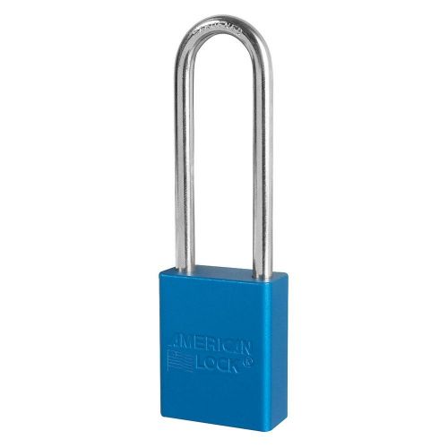 AMERICAN LOCK A1107  BLUE ANODIZED ALUMINUM PADLOCK WITH 3" SHACKLE