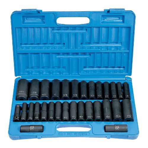 1/2" Drive Deep Length Impact Set