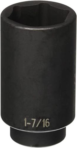 1/2" DRIVE x 1-7/16" HEX SIZE DEEP LENGTH IMPACT SOCKET