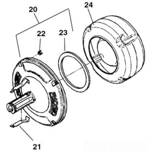 RIDGID 24238 FRONT DRUM