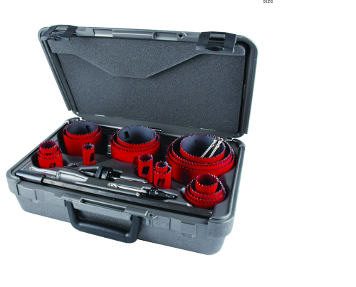 BI-METAL 25PC Professional Tradesman Hole Saw Kit