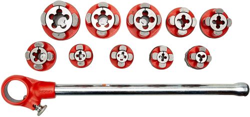 Ridgid 36690 Model 00-RB Ratchet Bolt UNF Threader Set 1/4" - 1" 10 Die Heads