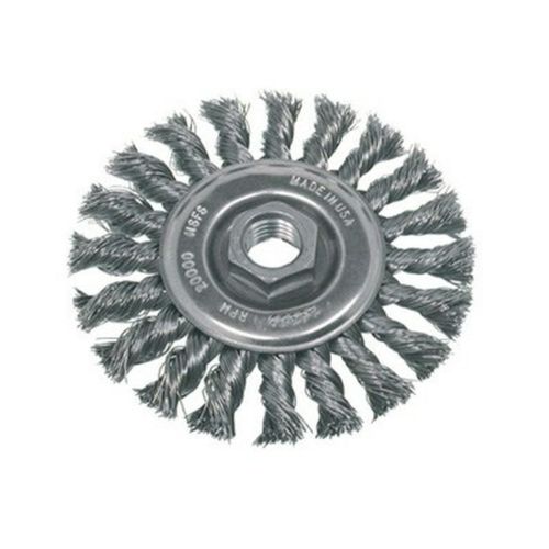 PW 4" X 5/8-11 S.S. WIRE WHEEL