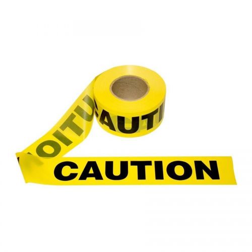 YELLOW CAUTION TAPE 3" X 1000' ROLL