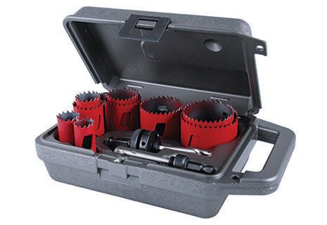 BI-METAL 8PC HOLE SAW KIT