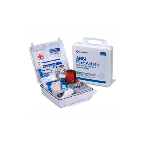First Aid Only™ 90567 First Aid Kit, 50 Person, ANSI Compliant, Class B, Metal Case