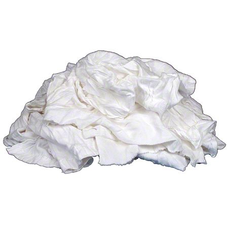 Mixed White Recycled Rags - 50 lbs Box