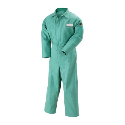 Flame-Resistant 9 OZ Cotton Coverall, 32" INSEAM, 2XL