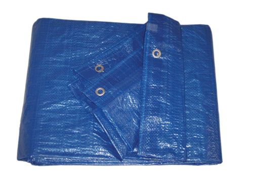 10' X 12' BLUE WOVEN POLY TARP