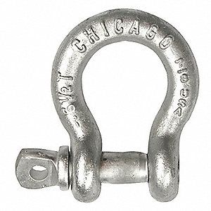 1/4" 1/2 TON SCREW PIN ANCHOR SHACKLE