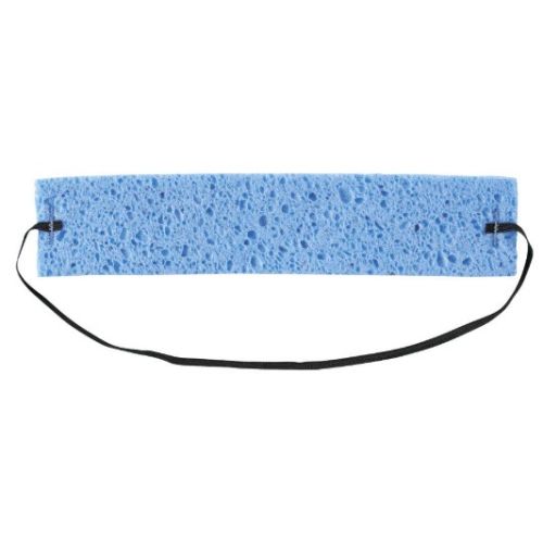 Disposable Pre-Moistened Cellulose Sweatband, Blue, 100 EA/PK