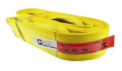 2" X 20 FOOT EYE & EYE MEDIUM DUTY 2 PLY NYLON WEB SLING (600 WEBBING)