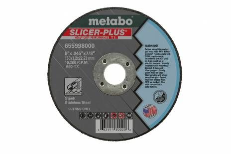 METABO SLICER PLUS 4 1/2" X .045" X 7/8", TYPE 1, A60TX