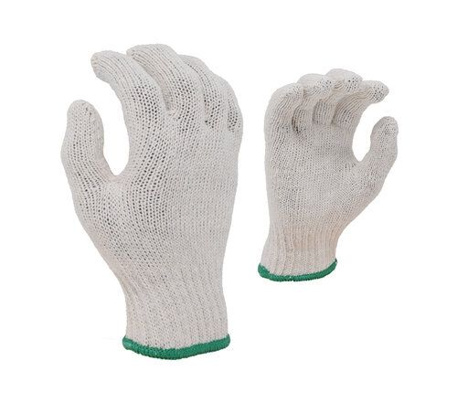 WHITE STRING KNIT GLOVE LINER