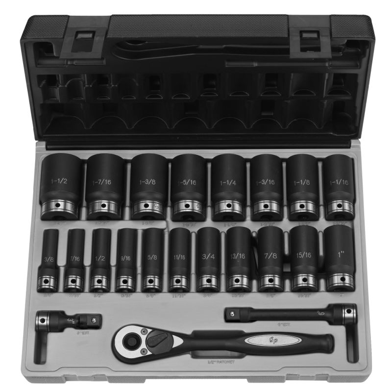 1/2" Drive Deep Length DuoSocket Set